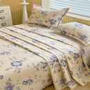 GobekUsa Cooling Cotton Flower Print Bed Cover Matress Protector