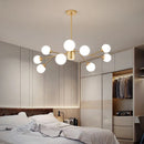 GobekUsa Black Chandelier: Luxury Glass Pendant Light for Home, Bedroom, or Living Room