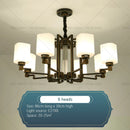 GobekUsa Chinese Style Chandelier: Modern, Simple & Elegant Lighting for Living Room, Dining Room & Bedroom