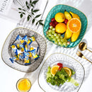 GobekUsa Crystal Fruit Plate: Multipurpose Snack & Candy Storage Tray