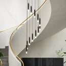 GobekUsa LED Chandelier: Modern Nordic Acrylic Luxury Lighting for Home Decor