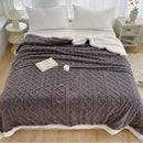 GobekUsa Coral Fleece Blanket: MultiFunctional Soft Skin-Friendly Warm Shawl