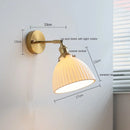 GobekUsa Ceramic LED Wall Sconce Lamp for Bathroom Bedroom Living Room Mirror Lighting
