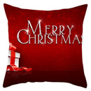 GobekUsa Christmas Santa Claus Snowflake Pillow Cover 18x18inch