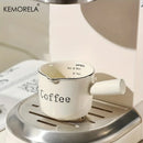 GobekUsa Ceramic Measuring Cups Set | Precise Kitchen Tools for Espresso and Milk Extraction