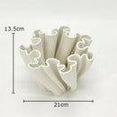 GobekUsa Bud Shape Ceramic Vase Floral Arrangement Desk Decor Modern Artificial Flowers