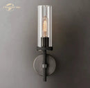 GobekUsa LED Glass Wall Sconce: Modern Knurled Indoor Light for Bedroom, Bathroom, Living Room