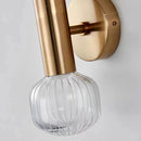 GobekUsa LED Glass Wall Sconces for Home Decor and Lighting in Gold