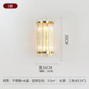 GobekUsa Crystal Wall Lamp: Modern Luxury for Living Room, Bedroom, and Aisle