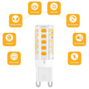 GobekUsa G9 LED Corn Bulb 3W 5W 220V 3000K 6000K Silica Gel SMD2835 Chandelier Light