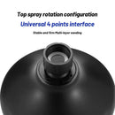 GobekUsa Black High Pressure Mini Rainshower Shower Head for Water-saving Bath Experience