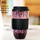 GobekUsa Ceramic Kiln Mug with Lid - Portable Couple Pottery Coffee Tea Cup
