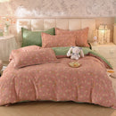 GobekUsa Cotton Thickened Bedding Set - Single/Double Size, High Quality, Warm & Soft.