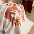 GobekUsa Kawaii Crocodile Pattern Throw Blanket
