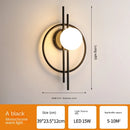 GobekUsa Glass Ball LED Wall Lamp Modern Light Luxury Home Decor Fixture