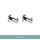 GobekUsa Bathroom Essentials Set: Towel Bar, Toilet Paper Holder, Bathrobe Hook, Soap Dish, Toilet Brush