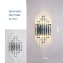GobekUsa Crystal Wall Lamp: Modern Light Luxury for Living Room, Bedroom, and Corridor.