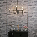 GobekUsa Iron Art LED Candle Chandelier Pendant Light for Living Room & Kitchen