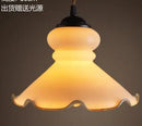 GobekUsa Blue Glass Pendant Lights for Bedroom Dinning Living Room