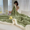 GobekUsa Lambswool Coral Flannel Blanket for Home & Office - Cozy Sofa & Bed Cover