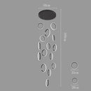 GobekUsa LED Pendant Lights: Modern Simplicity for Living Room, Dining Area, Staircase Chandelier