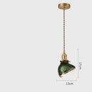 GobekUsa Green Glass LED Pendant Lights for Indoor Lighting in Home, Living Room, Bar & Coffee