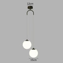 GobekUsa Glass Ball LED Pendant Chandelier for Dining and Bedroom