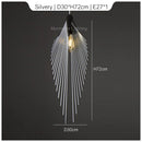 GobekUsa Leaf Chandelier LED Pendant Light Modern Minimalist Hanging Lamp for Home Decor