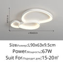 GobekUsa LED Ceiling Chandelier Lights with Remote Control for Living Room, Bedroom, Dining Room