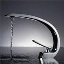 GobekUsa Black & Gold Modern Basin Faucet with Single Handle for Bathroom