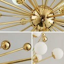 GobekUsa Gold LED Glass Pendant Light for Modern Indoor Lighting