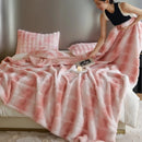 GobekUsa Luxe Milk Velvet Blanket: Thick & Cozy Faux Fur Throw for Home & Office