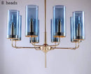 GobekUsa Glass Chandelier: Elegant Nordic Design Hanging Lamp for Kitchen Island, Restaurant, and Home
