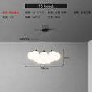 GobekUsa Glass Ball LED Pendant Lights for Teen Room Decor