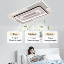 GobekUsa LED Bladeless Ceiling Fan Dimmable Remote Modern Indoor Lightingusc