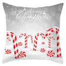 GobekUsa Christmas Santa Claus Snowflake Pillow Cover 18x18inch