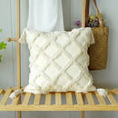 GobekUsa Boho Geometric Tufted Tassel Cushion Cover 30x50/45x45cm