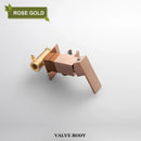 GobekUsa Bidet Faucet Shower Mixer: Cold Hot Water Tap, Brass, Square Sprayer Head