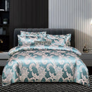 GobekUsa Jacquard Satin Summer Bedding Set - Elegant & Skin Friendly Duvet Cover - Single/Double Size