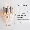 GobekUsa K9 Crystal Modern Ceiling Chandelier for Living Room Lighting Fixture