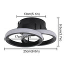 GobekUsa Acrylic LED Ceiling Light: Modern Home Decor Lighting for Bedroom, Aisle, Balcony, Corridor