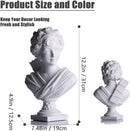 GobekUsa 12.2" Cupid Statue Plaster Sculpture for Painting Practice and Home Decor