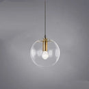 Nordic Clear Glass Globe Pendant Light