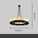 GobekUsa Glass LED Chandelier - Stylish Lighting for Home Decor & Dining Room