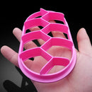 GobekUsa Circular Oval Bread Molds Fan Shaped Dough Press Baking Tool