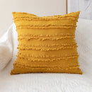 GobekUsa Daisy Floral Embroidery Pillow Cover 45x45cm/30x50cm White Blooms Cozy Soft Décor