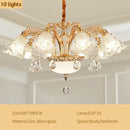GobekUsa Crystal Luxury Ceiling Chandelier for Living Room, Hotel, Villa Lobby - Nordic Modern Lighting