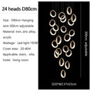 GobekUsa Circle Ring LED Chandelier Light for Luxe Living Spaces