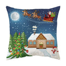 GobekUsa Christmas Cushion Cover Set - Festive Xmas Decor for Living Room Sofa