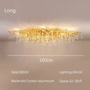 GobekUsa Crystal Branch Chandelier | Indoor Luxury Gloss Light for Living & Dining Room